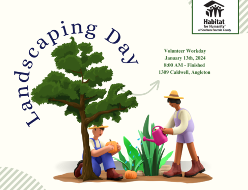 Landscaping Day – January 13th, 2024